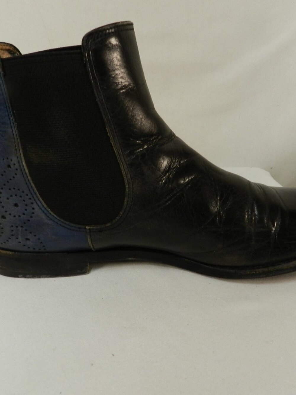 Fratelli Rossetti Leather color-block ankle boots grunge Italy Size 37.5 US 7.5